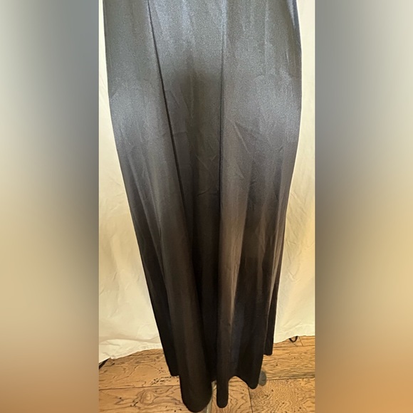 VINTAGE SLIP DRESS , Black with Lace Details , Small - Picture 6 of 6